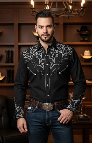 Men's Embroidered Shirt