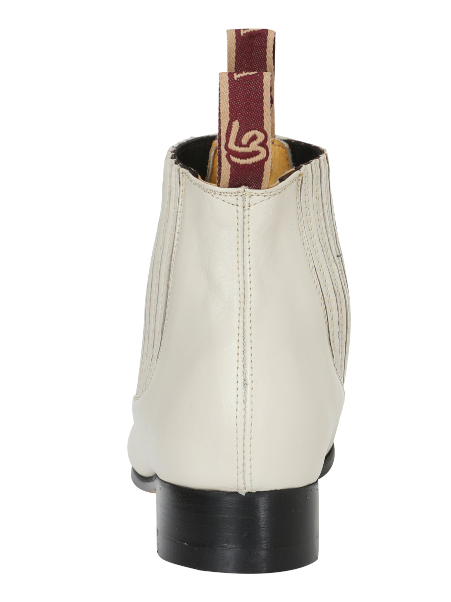 La Barca -  Traditional Charro Boot -  Leather Bone 208